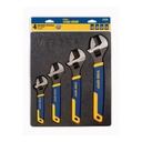 Irwin/Hanson 2078706 Vise-Grip 4Pc Adj Wrench Tray Set