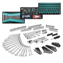 DURATECH 149-Piece Mechanics Tool Set, Include Sae/Metric Sockets, 90-Tooth Ratchet and Wrench Set for Auto Repair