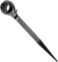 Y H M Single Head Ratchet Wrench Ratchet Spud Wrench 12-Point Opening 41Mm for Bolt Size M27 Durable and Corrosion-Resistant