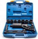 58 Model Heavy Duty Torque Multiplier Set 8Pcs Socket 24Mm 27Mm 30Mm 32Mm 33Mm 38Mm & 2 Extenders Wrench Lug Nut Lugnuts Remover Labor Saving Fits for Minivan, Medium Trucks