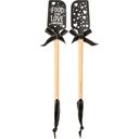 Primitives by Kathy Food Is My Love Language Spatula with a Wooden Handle