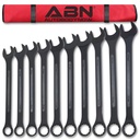 ABN Jumbo Wrench Set Metric 33 to 50Mm - 10 Piece Combo Open End Tool Set