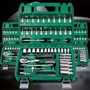 Ordinary Green Box Bronze 72 Teeth 53 Set Ratchet Wrench Operations Car Maintenance Full Toolbox Repair Pieces Set Repair Small Combination