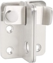 Alise Flip Latch,Gate Latches Slide Bolt Latch Safety Door Lock Catch for Barn Cabinet Pet Cage Wood Fence Bathroom Garage Window,Sus304 Stainless Steel Gate Hardware Locks,Brushed Nickel MS5009