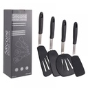 Big Save! Silicone Turner Spatula Heat-Resistant Flexible Spatulas - Silicone Cooking Utensil , Pancake Egg Turners, Kitchen Spatulas