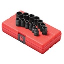 Sunex Tools SUU-3675 0.38 In. Drive 12-Point Metric Impact Socket Set - 13 Piece