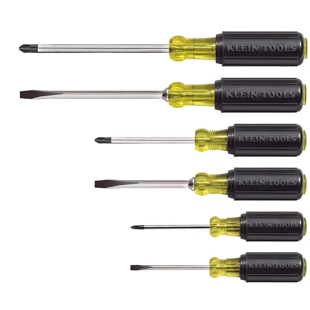 Klein Tools 85074 Cushion-Grip Screwdriver Set - 6-Piece