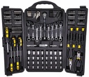 JEGS 80453 Tool Set with Carry Case 200-Piece Plier Set Socket Set Wrench Set Sc