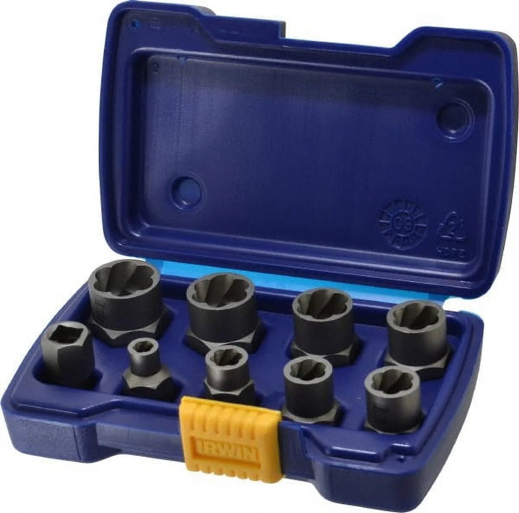 Irwin Hanson 9 Piece Bolt Extractor Set - 3/8