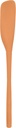 Tovolo Apricot Flex-Core All-Silicone Long-Handled Jar Scraper Spatula, Angled Turner Head, Kitchen Tool with Flat Back & Curved Front for Scooping & Scraping