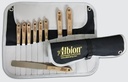Albion 258-G01 9-Piece Classic Spatula Set in Tool Wrap