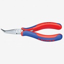 Knipex Bent Long Nose Plier,5-3/4" L,Smooth 35 82 145