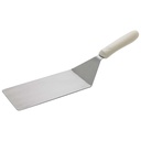 Winco TWP-42 S/S 8 X 4" Turner with White Poly Handle"