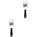 Kitchen Utensil Hamburger Spatula 2 Pieces Stainless Steel Cooking Metal Pancakes Utensils Friend Gifts Tools