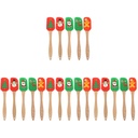 HOMEMAXS 20 Pcs Household Baking Spatulas Christmas Cream Tools Convenient Bream Spatulas (Mixed Style)