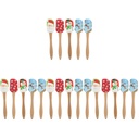 HOMEMAXS 20 Pcs Ergonomic Baking Spatulas Kitchen Baking Tools Household Baking Spatulas (Mixed Style)