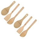 Nonstick Pot Bamboospatula Stir Fry Spatula Cooking Spoon Shovel Set