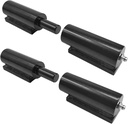 1 Pair Heavy Duty Barrel Gate Hinge 5 Inches, Door Hinge Barrel Style for Swing Gate, Trailer Ramp Gate 450Lb Capacity - Weld on Install