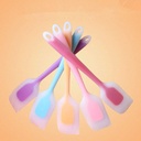 FIGT-5 Pcs Silicone Spatula Set, Heat Resistant Non-Stick Flexible Spatula Scraper, Dishwasher Safe, Ergonomic Design Premium Scraper Spoon Set for Home Kitchen Camping【0508】
