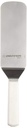 Basics P94856 8" X 3" White Cake Turner with Polypropylene Handle