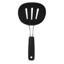 OXO Softworks Silicone Flexible Kitchen Spatula Pancake Turner, Black