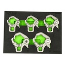 VIM Tools 5 PC. 1/2'' DR. LARGE RATCHETING FLARE NUT WRENCH SET