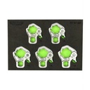15 to 19 Mm & 0.37 In. Drive Ratcheting Flare Nut Wrench Set, 5 Piece