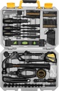 DEKO 150 Piece Tool Set, General Household Hand Tool Kit, Home Repair Tool Kit with Plastic Toolbox Storage Case for DIY Project, Home Maintenance