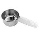 Ikeay Steak Sauce Cup, Stainless Steel Steak Cup Ingredient Cup 30Ml Measuring Spoon 8/1 Cup Container French Fries Tomato Spoon, Tableware