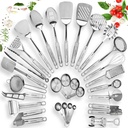Home Hero Stainless Steel 29 Cooking Utensil Set Nonstick Kitchen Utensils