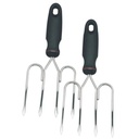 Norpro Grip-Ez Turkey Lifters W/ Santoprene Handles, 2 Piece Set