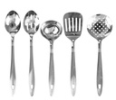 Imperial Home Hammered Stainless Steel Utensil 5 Pc Set