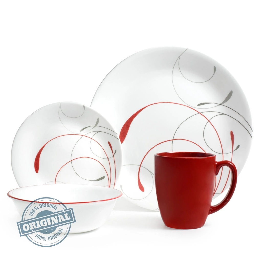 Corelle Splendor Dinnerware Set - Durable & Stylish Service for 4