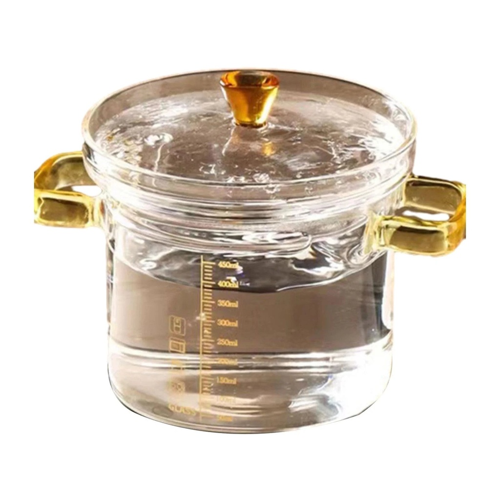TISHITA Kitchen Glass Stew Pot - Perfect for Home & Restaurant