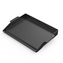 Only Fire Black Outdoor Flat Top Griddle Plate Cast Iron Non-Stick Grill, 23" X 16"