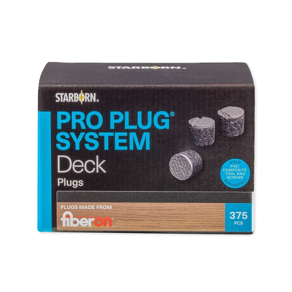 Starborn Pro Plugs for Fiberon Decking - 375 Count