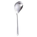 JWDX Kitchen, Kitchen Tools Clearance, 304 Stainless Steel Slotted Spoon Long Handle Pepper Big Slotted Spoon Home Kitchen Drain Oil Hot Pot Slotted Spoon Dredge Oil Silver