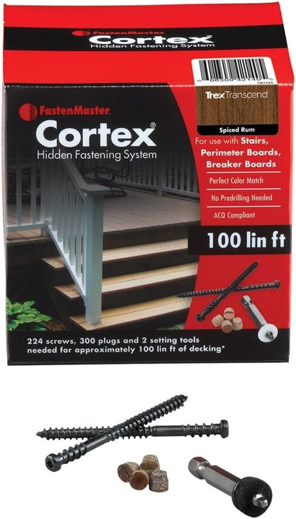 FastenMaster Cortex Hidden Fasteners for Trex Decking