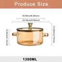 For Bear Glass Soup Boiler Stove Cooking Pot with Lid Heatproof Glass Saucepan Amphora Instant Noodle Pot Saucepan Kitchenware