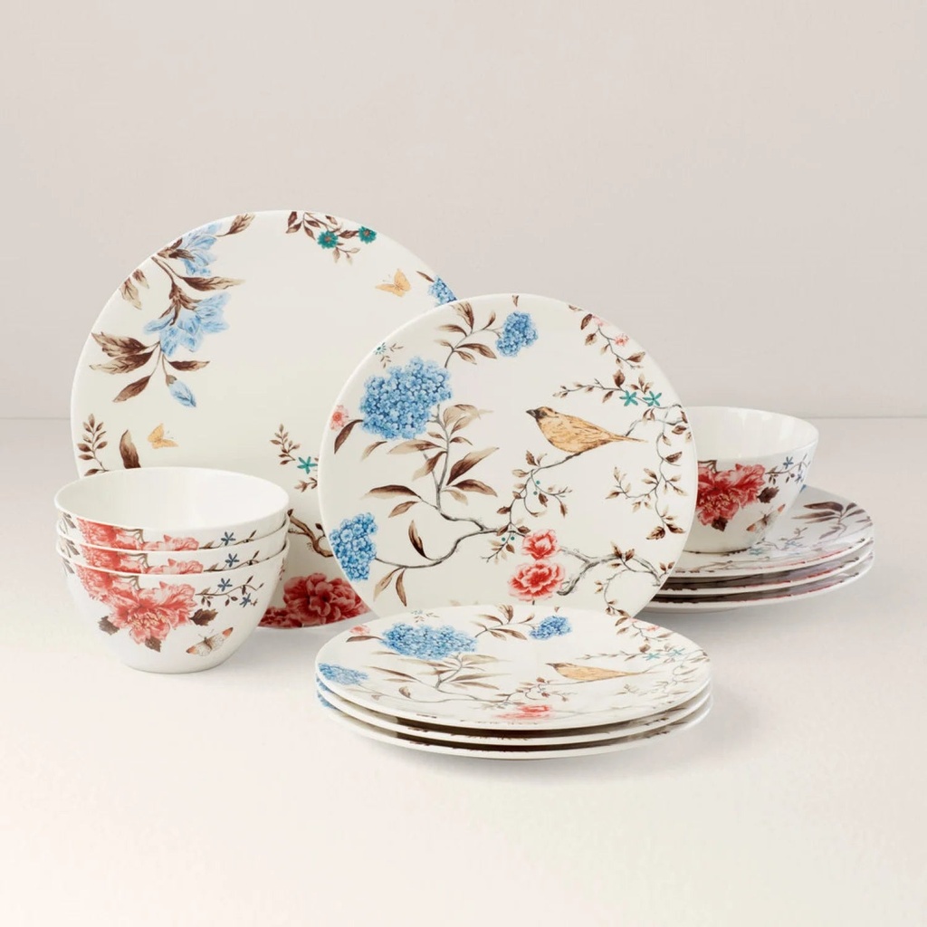 Lenox Sprig & Vine 12-Piece Dinnerware Set for 4