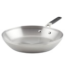 Kitchenaid Stainless Steel Induction 12 Inch Frying Pan, Brushed Stainless Steel