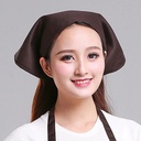Waiter Men and Women Kitchen Work Turban Hat Kitchen Supplies