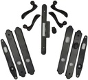 Andersen Covington Style (Double Active) Hinged Door Hardware Set in Oil Rubbed Bronze