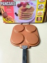 DGPERTE Non Stick Pancake Pan Flip Perfect Pancake Maker Breakfast Omelette Eggs（Gold)