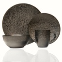 Red Vanilla Matrix Black 16Pc Dinner Set