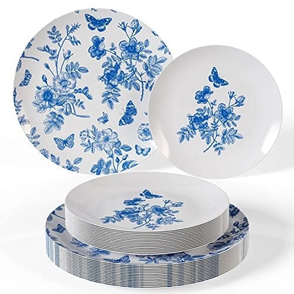Trendables™ 80-Piece Disposable Plates Set for 40 Guests