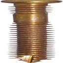 GRK Fasteners-16083 RT Propak Trim Head Composite Deck Screws, 8 by 3-1/8-Inch, 514-Count, Gold, 514 Count