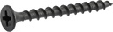 Hillman 967627 Coarse Thread Drywall Screw #8 X 3", Black Phosphate