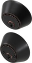 Honeywell Safes & Door Locks - Double Cylinder Deadbolt Door Lock - Double Sided Lock Reversable for Left & Right Handed Doors - anti Bump Resistant - 3 X 5 X 8.5 in - Oil Rubbed Bronze - 8112409