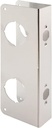 Prime-Line U 9595 Stainless Steel Lock and Door Reinforcement Plate for 1-3/4 In. Thick Doors, Stainless Steel Finish (Single Pack)